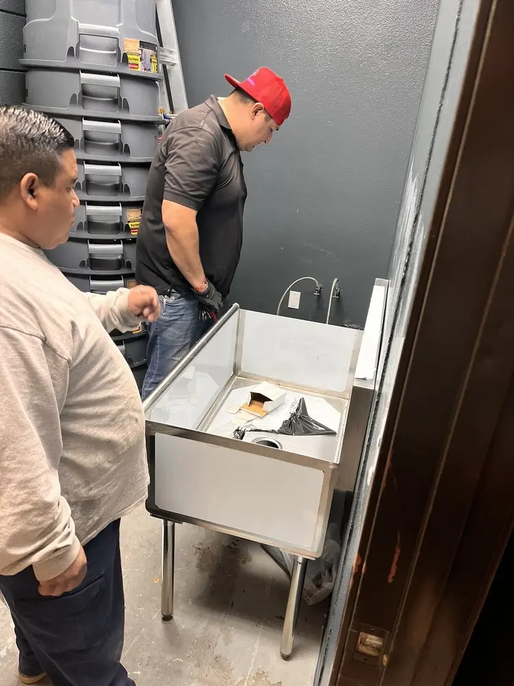 Commercial plumbing and sink installation in Castleberry Hill